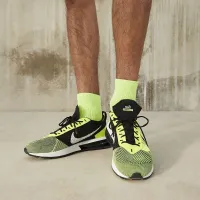 Nike Air Max Flyknit Racer мужские Кроссовки Yellow