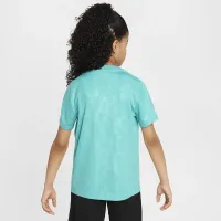 Liverpool FC Academy Pro Big детские Nike Dri-FIT Soccer Pre-Match Short-Sleeve Top цвет зеленый