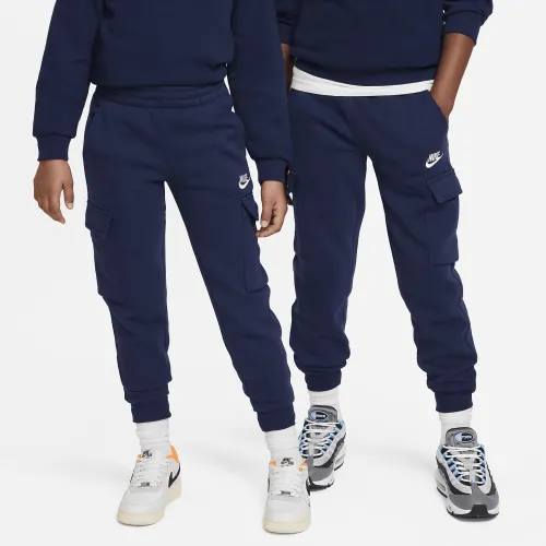 Nike Sportswear Club Fleece Big детские Cargo Pants синий