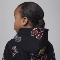 Nike Jordan MJ Essentials Little детские Printed Pullover Толстовка с капюшоном цвет черный