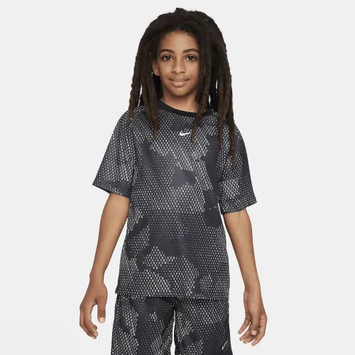 Nike Multi Big дитячі (для хлопчиків) Dri-FIT Short-Sleeve Top колір чорний