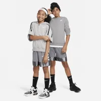 Nike Dri-FIT Elite 23 Big детские (для мальчиков) баскетбольные шорты цвет серый