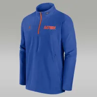 Florida Gators Sideline Coach мужские Nike College 1/2-Zip Hooded Куртка синий