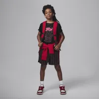 Nike Jordan Dri-FIT MJ Sport Big дитячі Graphic футболка колір чорний