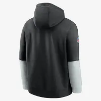 Las Vegas Raiders Sideline Team Issue Club чоловічі Nike NFL Pullover Толстовка з капюшоном колір чорний