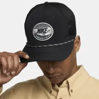 Nike Rise Structuколір червоний Curved Bill Cap колір чорний