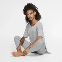 Nike Yoga Dri-FIT Luxe жіноча З високою талією 7/8 Infinalon лосіни колір сірий
