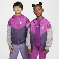 Nike Sportswear Windrunner Big детские Hooded Repel Куртка цвет фиолетовый