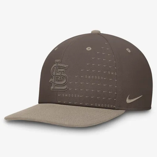 St. Louis Cardinals Statement Pro мужские Nike Dri-FIT MLB Adjustable Hat цвет коричневый