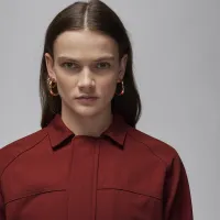 Nike Jordan женская Куртка цвет красный