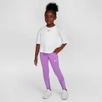 Nike Dri-FIT Pro Little дитячі лосіни колір фіолетовий