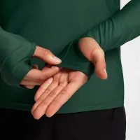 Nike Swim цвет белыйwater мужские Long-Sleeve Rashguard цвет зеленый
