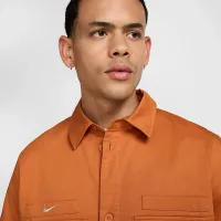 Club Америка чоловічі Nike Life Woven Military Short-Sleeve Button-Down Shirt Orange