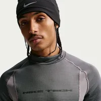 Nike Tech мужские Base Layer Long Sleeve Top цвет серый