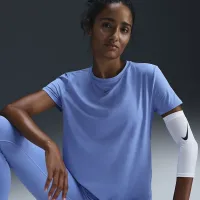Nike One Classic жіноча Dri-FIT Short-Sleeve Top блакитний