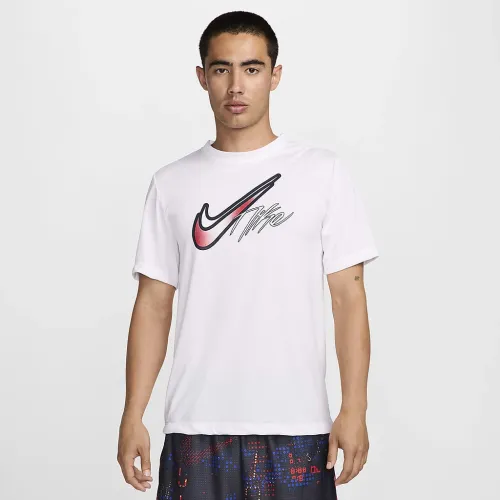 Nike чоловічі Dri-FIT баскетбольні футболка колір білий