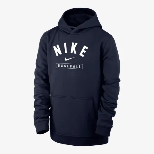 Nike Baseball Big дитячі (для хлопчиків) Pullover Толстовка з капюшоном блакитний