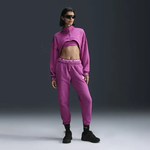 Nike Sportswear Club Fleece женская Mid-Rise Joggers цвет фиолетовый