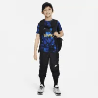 Chelsea FC Academy Pro Big детские Nike Dri-FIT Pre-Match Soccer Top синий