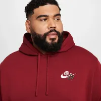 Nike Sportswear Club Fleece Толстовка с капюшоном цвет красный