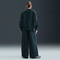 Nike Sportswear Tech Fleece женская С высокой Талией Pleated Pants цвет зеленый