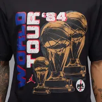 Nike Jordan чоловічі футболка колір чорний