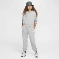 Nike Sportswear Club Fleece Girls' Boxy Crew-Neck свитшот цвет серый