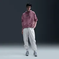 Nike Sportswear Phoenix Fleece женская Over-оверсайз Толстовка с капюшоном цвет фиолетовый