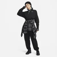 Nike Sportswear Phoenix Fleece жіноча 1/2-Zip Cropped світшот колір чорний