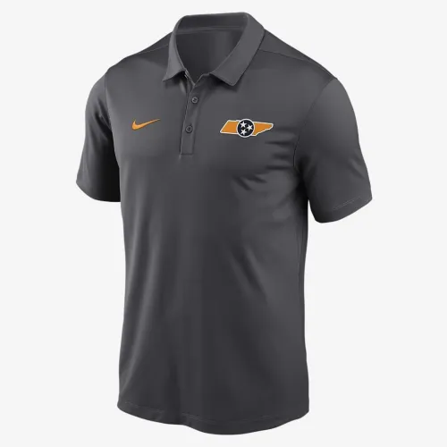 Tennessee Volunteers Volunteer State Smokey колір сірий Franchise чоловічі Nike Dri-FIT College Polo колір сірий