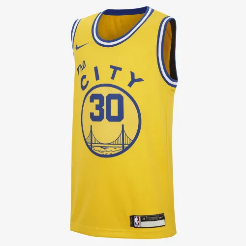 Stephen Curry Golden State Warriors Icon Edition Big детские Nike NBA Swingman Jersey цвет белый