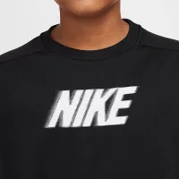 Nike Dri-FIT Multi+ Big дитячі (для хлопчиків) Long-Sleeve Top (Extended Size) колір чорний