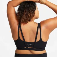 Nike Zenvy Strappy жіноча Light-Support Padded Sports Bra (великі розміри) колір чорний