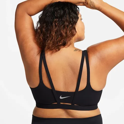 Nike Zenvy Strappy жіноча Light-Support Padded Sports Bra (великі розміри) колір чорний
