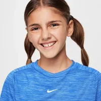 Nike Multi Big дитячі (для хлопчиків) Dri-FIT Short-Sleeve Top блакитний