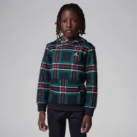 Nike Jordan Brooklyn Essentials Little дитячі 2-Piece Holiday Pullover Толстовка з капюшоном комплект колір чорний