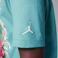 Nike Jordan Flight Essentials Big дитячі Poolside Jumpman футболка колір зелений