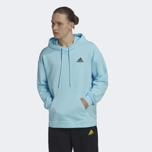 Кофта/футболка adidas Clubhouse Tennis Толстовка с капюшоном HK6467 - Голубая