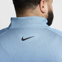 Nike Tour чоловічі Dri-FIT ADV 1/2-Zip для гольфу Top блакитний