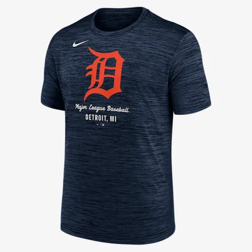 Detroit Tigers Velocity чоловічі Nike Dri-FIT MLB футболка блакитний