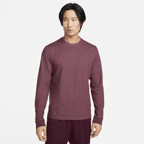 Nike Primary чоловічі Dri-FIT Long-Sleeve Versatile Top колір червоний