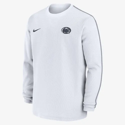 Penn State Nittany Lions Sideline Coach чоловічі Nike College Long-Sleeve Top колір білий