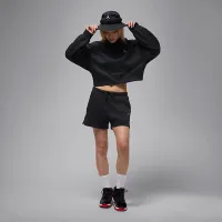 Nike Jordan Brooklyn Fleece женская 1/4-Zip Top цвет черный