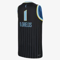 Diamond DeShields Chicago Sky 2024 Explorer Edition Big дитячі Nike Dri-FIT WNBA Swingman Jersey колір чорний