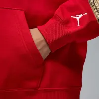 Nike Jordan Brooklyn Fleece женская Pullover Толстовка с капюшоном цвет красный