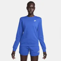 Nike Sportswear Club Fleece женская Crew-Neck свитшот синий