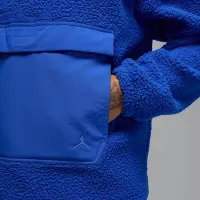 Nike Jordan Flight чоловічі High-Pile Fleece Pullover Толстовка з капюшоном блакитний