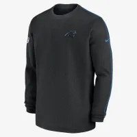 Carolina Panthers Sideline Coach Men’s Nike NFL Long-Sleeve Top колір чорний