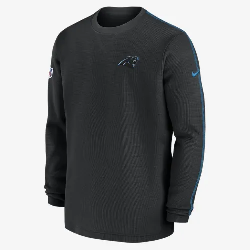 Carolina Panthers Sideline Coach Men’s Nike NFL Long-Sleeve Top колір чорний