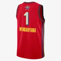 Nike Victor Wembanyama 2025 NBA All-Star Game Unisex Jordan Brand Dri-FIT NBA Swingman Jersey цвет красный